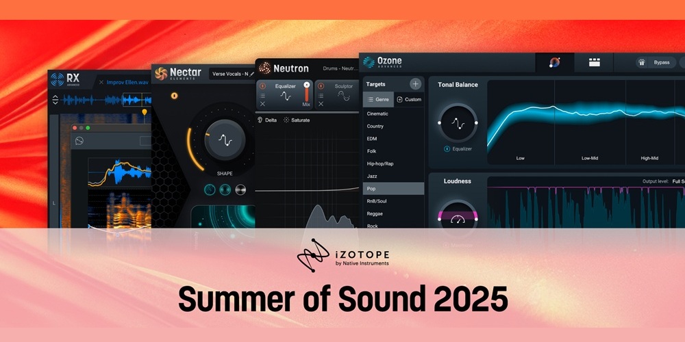 <h2 class="title">【6/30まで】iZotope Summer of Sound 2025</h2>